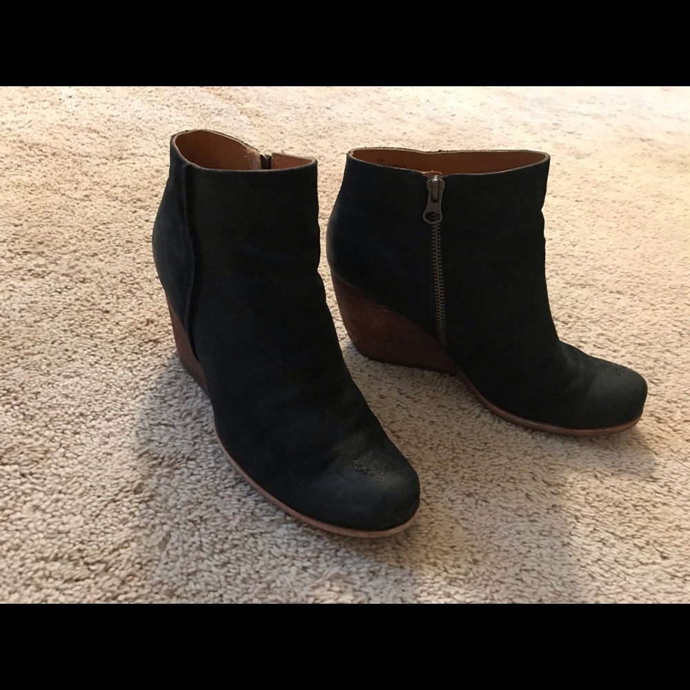 Kork Ease black booties.  Size 8